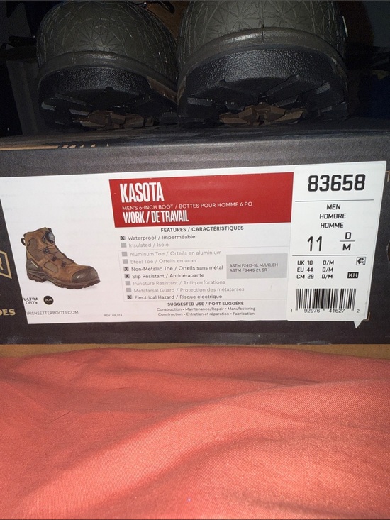 Red Wing Shoes Tan and Gray BOA Work Boots main image 9
